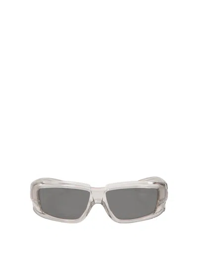 Rick Owens Rick Sunglasses White In Black