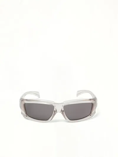 Rick Owens Rick Transparent Sunglasses In Black