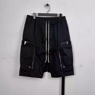 Pre-owned Rick Owens Rickowens Double Zipper Shorts In Black
