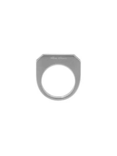 Rick Owens Ring "hollywood" In Silver