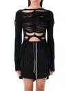 Rick Owens Women's Tanja T Top In Black