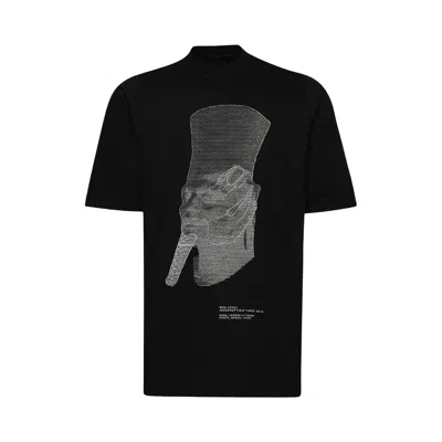 Pre-owned Rick Owens Ron Jumbo Tee 'black/pearl'