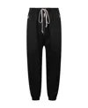 Rick Owens Luxor Satin Track Pants In Black