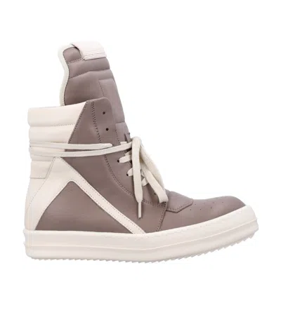RICK OWENS RICK OWENS HOLLYWOOD GEOBASKET SNEAKERS