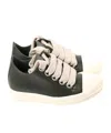 Rick Owens Hollywood Jumbolaced Sneakers In White