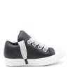 Rick Owens Round Head Low-cut Casual Shoes In Black