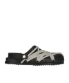 Rick Owens Megalaced Mule Shark Tooth Sole In Black