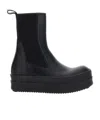 Rick Owens Woman Ankle Boots Black Size 6 Leather In Black