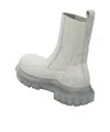 Rick Owens Round-head Short Boots In Gray
