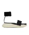 Rick Owens Round-headed Sandals In Black