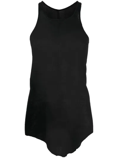 Rick Owens Round Neck Sleeveless Top In <p>