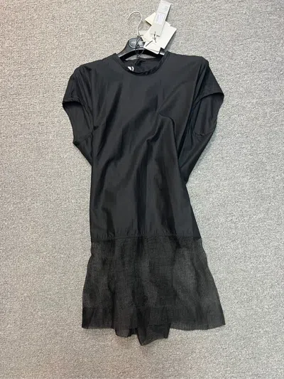 Rick Owens Round-neck Dress In Black