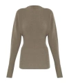 Rick Owens Round Neck Knit Sweater In Green