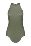 Rick Owens Basic Ribbed-knit Tank Top