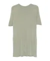 Rick Owens Round Neck Short Sleeve T-shirt In Gray
