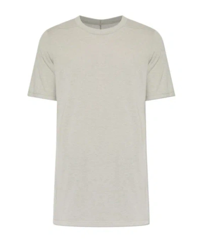 Rick Owens Round Neck Short Sleeve T-shirt In Neutral