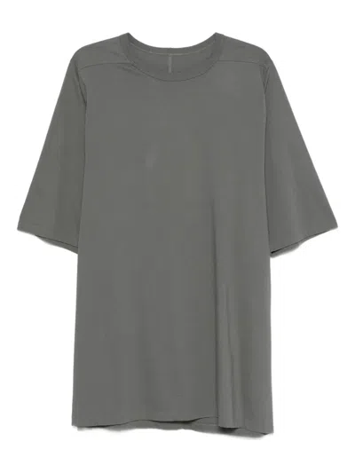 Rick Owens Round-neck Short-sleeves T-shirt In Green