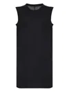 Rick Owens Round-neck Sleeveless Vest In Black