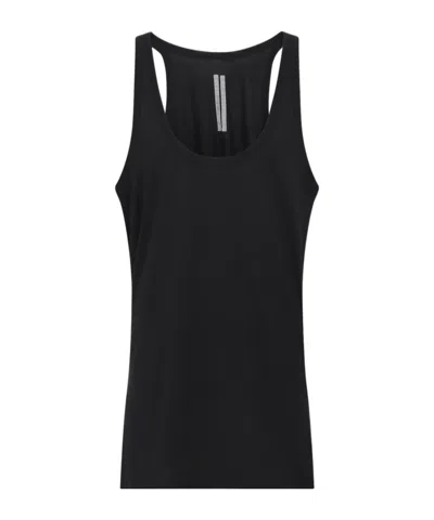 Rick Owens Round-neck Sleeveless Vest In Black