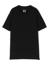 Rick Owens Round-neck Cotton T-shirt In Black