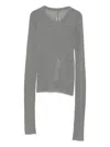 Rick Owens Round-neck T-shirt In Gray