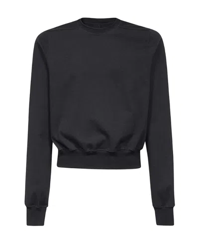 Rick Owens Round-necked Sweater In Black