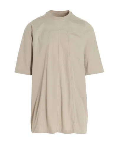 Rick Owens Round-necked T-shirt In Nude