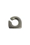Rick Owens Round Prong Ear Cuff Accessories In Metallic