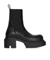 Rick Owens Round Toe Ankle Boots
