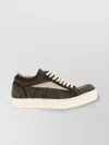 Rick Owens Pony Hair Vintage Low-top Sneakers In Brown