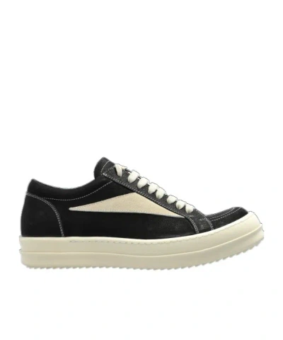 Rick Owens Round Toe Low-top Casual Shoes In Brown