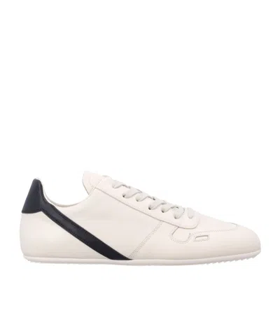 Rick Owens Round-toe Low-top Casual Shoes In White