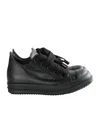 Rick Owens Round Toe Low Top Sneakers