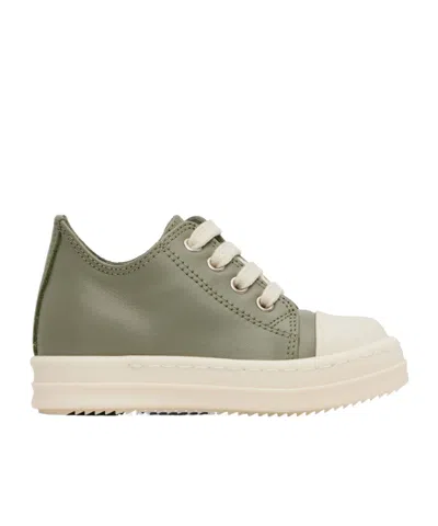 Rick Owens Round Toe Low-top Sneakers