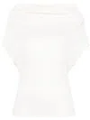 Rick Owens Shroud Tank Top In White