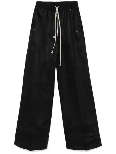 RICK OWENS WIDE BELA PANTS,RP01E7361.TWL 09 BLACK