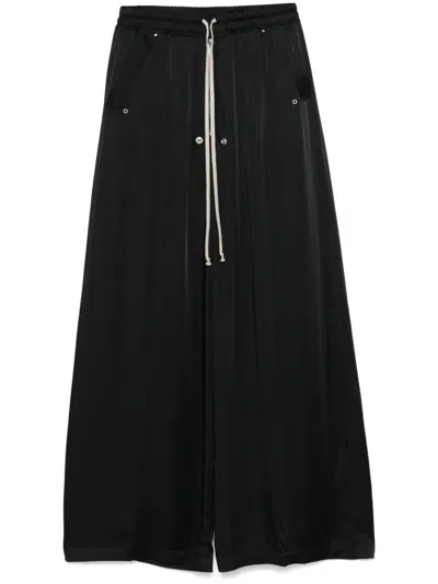 RICK OWENS WIDE BELA PANTS,RR01E5366.SCH 09 BLACK