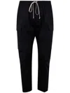 Rick Owens Mastodon Megacargo Trousers In Black  