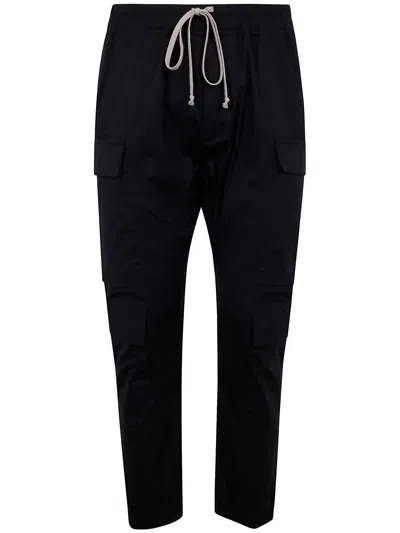 RICK OWENS MASTODON MEGACARGO TROUSERS,RU01E5337.TE 09 BLACK