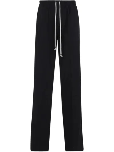 RICK OWENS DIETRICH DRAWSTRING TROUSERS,RU01E5378.WLP 09 BLACK