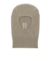 Rick Owens Sphinx Skull Balaclava In Nude