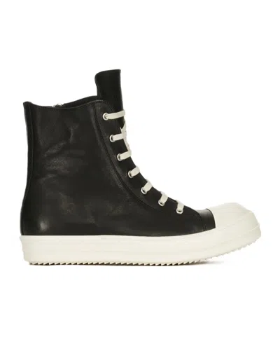 RICK OWENS RICK OWENS HIGH-TOP LACE-UP SNEAKERS