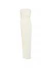 Rick Owens Ruched Split Top In Neutral