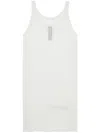 Rick Owens Runaway Cunt Tank Top In White
