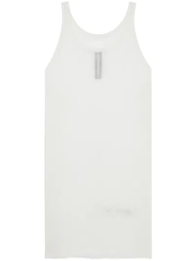 Rick Owens Runaway Cunt Tank Top In White