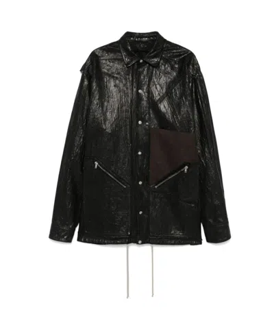 RICK OWENS RICK OWENS PORTERVILLE RUNWAY DRAWSTRING HEM TOUR JACKET