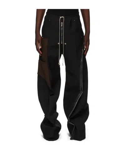 Rick Owens Runway Wide Bela Trousers In Black