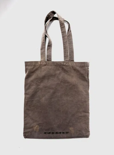 Pre-owned Rick Owens Rust Denim Shopper Bag In Brown