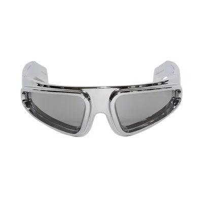 Pre-owned Rick Owens Ryder Sunglasses 'silver' | Men's Size Onesize