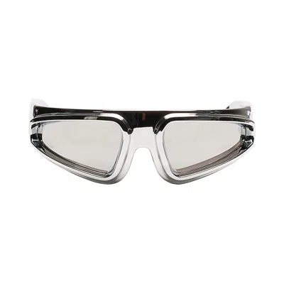 Pre-owned Rick Owens Ryder Sunglasses 'silver' | Men's Size Onesize